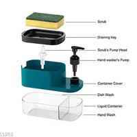 3-in-1 Soap Dispenser & Sponge Holder
